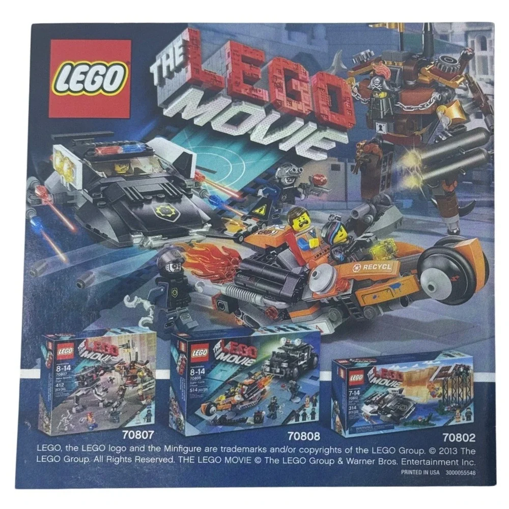 The LEGO‎ Movie Videogame Nintendo 3DS Instruction Booklet Manual Only